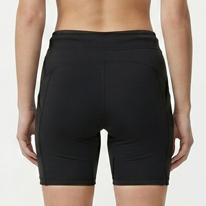 Pantalones Cortos de Compresión con Cordón para Mujer, Ropa de Yoga, Capa Base, Pantalones Cortos Deportivos para Mujer, Cintura Ajustable con Cordón, Ajuste Delgado - Product Image 2