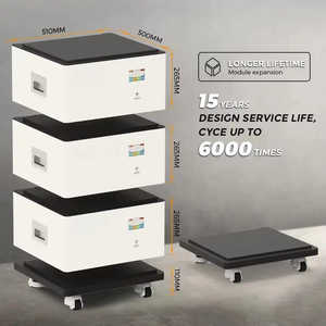 Système de stockage d'énergie domestique empilable 48V 1000Ah 50kWh, batterie au lithium-ion Lifepo4 IP65, options 10kWh 20kWh 30kWh 50kWh - Product Image 3