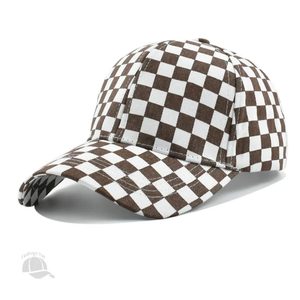 Gorra de Béisbol a Cuadros para Hombre y Mujer, Gorra de Sol Unisex de Moda para Exteriores - Product Image 3