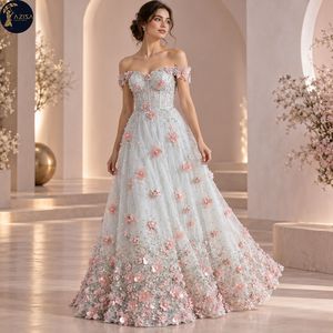 Tissu de robe fleuri rose avec des fleurs 3D, des appliques de roses et des perles |   Tissu à paillettes transparent pour robes de mariée et robes de soirée - Product Image 4
