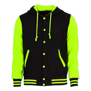 Wholesale Fashion Custom Embroidery Varsity Baseball jacket for <b>men</b> Letter Front Winter High Quality <b>men's</b> jackets - Product Image 4