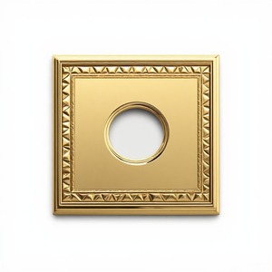 Premium Modern <b>Matte</b> <b>Black</b> Brass Backplate Designed For Interior <b>Doors</b> Offering Clean Lines And Lasting Durability - Product Image 1