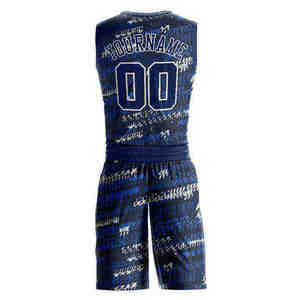 Ensemble d'uniformes de basketball personnalisés sublimés, 100 % polyester respirant, équipement sportif cousu, uniforme pour hommes - Product Image 2