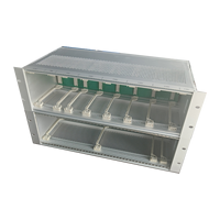 RDEKONO Châssis modulaire Eurorack en aluminium anodisé 3U 4U 6U, rail de châssis blindé de 19 pouces, taille personnalisée, pour Nuclear