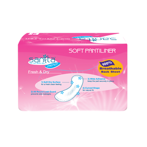 OEM Soft Premium 160mm Pantyliner Algodón orgánico Super absorbente Forro sanitario de alta absorción - Product Image 2