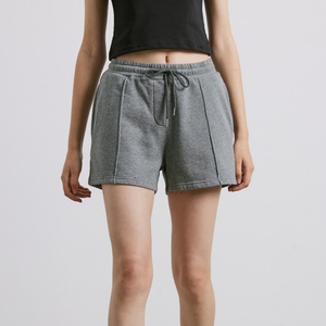 Women Relaxed Sweat Shorts Lightweight Stretch Fabric Casual Summer <b>Lounge</b> Wear Comfortable Fashion Bottoms - Product Image 3