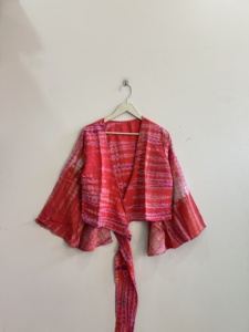Handmade Tie and Dye <b>Silk</b> <b>Crop</b> <b>Top</b> For Women Summer Tank <b>Top</b> Women Blouse Vintage <b>Silk</b> <b>Top</b> - Product Image 3
