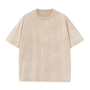 Camiseta de Hombre al por Mayor, 100% Algodón, Lavado Ácido, Corte Regular, con Logotipo Personalizado, Impresión Digital, Estilo Urbano Ecológico, Directo de Fábrica - Product Image 6