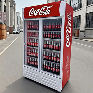 <span class=keywords><strong>ตู้</strong></span>แช่เครื่องดื่มโคล่าฟรีฟรอสต์สองประตูสำหรับเก็บน้ำผลไม้ Coca Cola Cola - Product Image 3