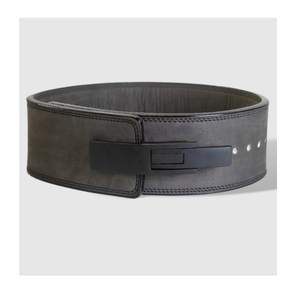 Ceinture de musculation unisexe en cuir de vachette GAPE SPORTS - Taille personnalisable et levier métallique antidérapant pour la musculation en salle de sport - Product Image 3