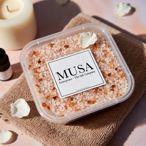 Sal de Baño Mineral del Himalaya Rosa Natural Tallada, Moderna, Ecológica, Relajante, Terapéutica, Aromática, Desintoxicante para la Piel - Product Image 6