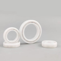 Roulement de résistance aux hautes températures PEEK personnalisé petit roulement à anneau en plastique à gorge profonde roulements en plastique Peek