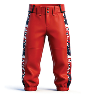 High Quality Custom Logo Baseball <b>Pants</b> for Youth Comfortable Breathable Clothing with Sublimated Design Wholesale Black <b>Pants</b> - Product Image 2