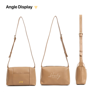 Lady Synthetic Leather Lea <b>Bag</b> Adjustable Strap Elegant Simple Design <b>Large</b> Capacity Zipper Daily Travel Shopping - Product Image 6