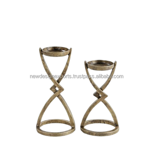 Support conique en métal de style moderne pour marque privée – Décoration durable en aluminium doré - Product Image 5