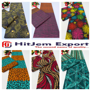 Custom Lusaka African Wax Cotton Fabric Ankara Kitenge Bulk Fashion Apparel Garment Textile OEM Manufacturing Supplier - Product Image 2
