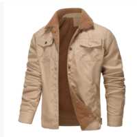 Blouson Bomber en Toile Lavée Personnalisé avec Logo OEM pour Hommes – Hiver, Coupe-Vent Écologique, Respirant, Séchage Rapide, Style Urbain