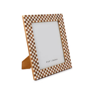 Customizable Brown Natural Sheen Resin <strong>Frame</strong> Bone Inlay Photo <strong>Frame</strong> Iron Wood <strong>Picture</strong> Faux Mosaic <strong>Border</strong> Unique - Product Image 3