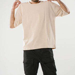 Camisetas de Hombre Oversize, Nueva Colección 2026, con Logotipo Personalizado, Ecológicas, Hombros Caídos, Corte Holgado, 100% Algodón, Color Liso - Product Image 6