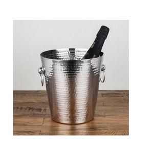 Seau à glace isotherme en aluminium à double paroi avec couvercle pour boissons et fêtes - Product Image 1