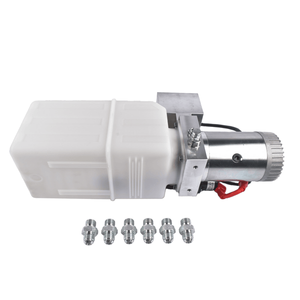 Pompe hydraulique 12V DC 6 litres, unité de puissance à double effet 6 voies pour remorque à benne basculante et nacelle élévatrice à ciseaux - Product Image 6