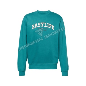 Sweat-shirt à col rond surdimensionné pour homme en molleton 100% coton 300 g/m² OEM, personnalisable avec logo imprimé - Product Image 1
