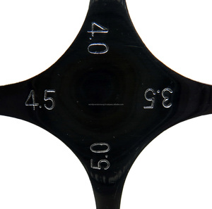 Dental Orthodontic Boone Gauge Stainless Steel <b>Bracket</b> Positioning Tool 3 Jaw Positions <b>Silver</b> Manual Instrument Class Ergonomic - Product Image 2