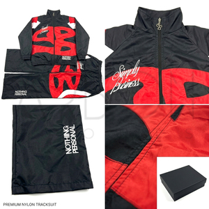 สินค้ามาใหม่ สีดำและสีแดง ผู้จัดจำหน่ายคุณภาพดี สินค้ามาใหม่ ผลิตตามสั่งได้ทุกแบบ คุณภาพพรีเมียม ชุดวอร์มกันลมสุดเทรนดี้ - Product Image 6