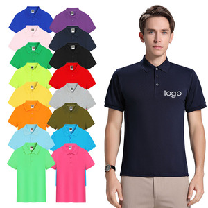 Polo de golf vierge de haute qualité en gros, personnalisable avec logo brodé, unisexe, en coton uni, pour hommes, idéal pour les entreprises - Product Image 1