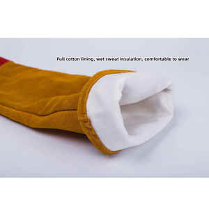 Guantes de Trabajo de Soldadura de Manga Larga, Resistentes al Calor y al Desgaste, Protectores de Manos para Barbacoa, Guantes de Seguridad - Product Image 6