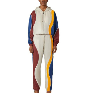 Custom Design Breathable Winter Hooded Windbreaker Tracksuit Solid Color Men's Streetwear - Product Image 3