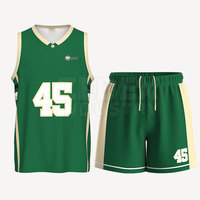 Paquete de Uniformes de Baloncesto para Deportes de Equipo, Tela de Poliéster Transpirable de Secado Rápido, Ajuste Cómodo, Servicio OEM