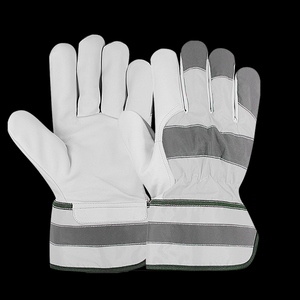 ถุงมือหนังวัวแท้ลายเกรนยอดนิยม สวมใส่สบาย สำหรับงานอุตสาหกรรม ทำสวน ป้องกันมือ และอุปกรณ์ป้องกันส่วนบุคคล - Product Image 4