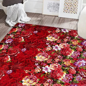 พรมโพลีเอสเตอร์คุณภาพพรีเมียม Shufu ดีไซน์ทันสมัย ป้องกันสารก่อภูมิแพ้ นุ่มสบาย พร้อมดีไซน์กันลื่น เหมาะสำหรับห้องนั่งเล่นและห้องนอน - Product Image 5