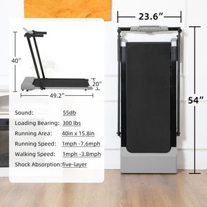 ลู่วิ่งไฟฟ้าแบบมีไฟ LED สำหรับเดินและวิ่งที่บ้าน - Product Image 6