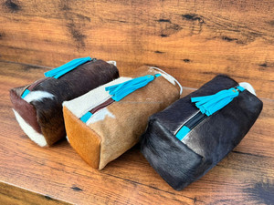 กระเป๋าเครื่องสำอางหนังแท้สำหรับผู้หญิงกระเป๋าเครื่องสำอางแบบตะวันตกหนังแท้สำหรับใส่เครื่องสำอาง - Product Image 4