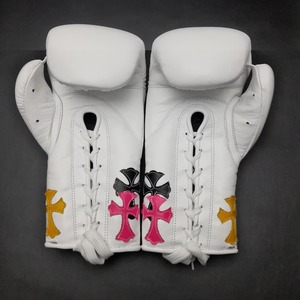 ถุงมือชกมวย No Boxing No Life Pro MMA แบบเม็กซิกัน  ผูกเชือก  หนังวัวแท้  สำหรับทุกเพศ  ดีไซน์คริสเตียน  สำหรับฝึกซ้อมและแข่งขัน - Product Image 6