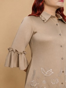 Camisa BRISA Giza de Algodón Premium y Elegante para Mujer, Suave, Cómoda y con Estilo para Uso Diario - Product Image 2