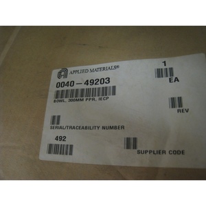 Amat 0040-ชาม49203, 300มม., PPR, icep, อุปกรณ์เซมิคอนดักเตอร์มรดกระดับโลกที่322923และชิ้นส่วนที่ - Product Image 1