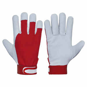 Meilleures ventes : Gants de conduite souples en cuir de chèvre de qualité supérieure, prix de gros, logo personnalisé, gants de sécurité pour l'assemblage, en vente en ligne - Product Image 1
