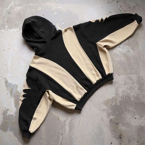 Sudadera con Capucha Oversize de Felpa Pesada 100% Algodón Estilo Urbano, Diseño Boxy, Personalizada, de Alta Calidad, Ecológica, con Apliques Vintage - Product Image 3