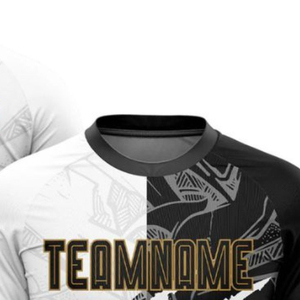 เสื้อฟุตบอลทีมฟุตบอล เสื้อกีฬาแขนสั้นแบบกำหนดเอง ระบายอากาศได้ดี แห้งเร็ว เหมาะสำหรับการฝึกซ้อมและการแข่งขัน - Product Image 4