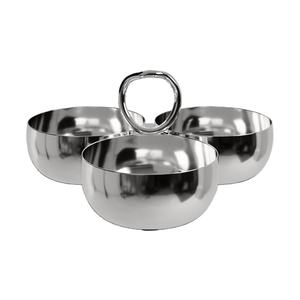 Cuencos de Metal Hechos a Mano de Lujo para Decoración del Hogar, Centro de Mesa Moderno, Tendencia Actual, Cuenco Espejo Ancho, Seguro, Plateado, Zahid Exports - Product Image 1