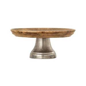 Support à gâteau en bois finition polie, conçu pour la présentation de desserts haut de gamme à la maison ou en pâtisserie - Product Image 3