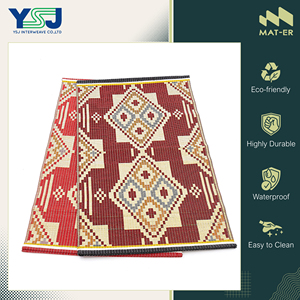 Thailand Origin Supplier Selling <b>Waterproof</b> and Easy to Clean Outdoor Carpets 100% Polypropylene Plastic Jacquard <b>Mat</b> for Sale - Product Image 6
