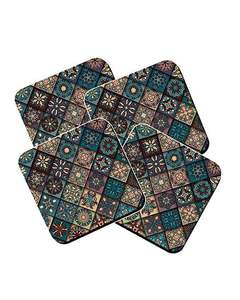Custom Square <b>Enamel</b> MDF Printed Coasters for Beverages Coffee Tea-Blank Pallet <b>Cup</b> Mat for Gifts - Product Image 2