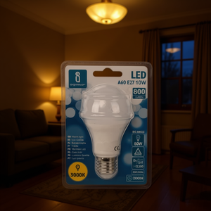 Lampadina LED A60 E27 10W 3000K Luce Calda 800Lm Ampio Angolo 25000H Durata - Product Image 3