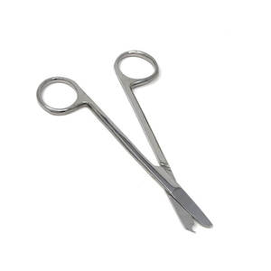 Ciseaux à sutures 3.5" 4.5" 5.5" en acier inoxydable de qualité supérieure, design à crochet délicat, pour une retraitement sûr des sutures, usage médical et chirurgical - Product Image 3