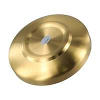 Plateau de service en aluminium doré, écologique, durable, poli, plateau en métal moderne et luxueux, assiette décorative pour la table à manger à la maison