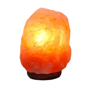 Lampe de sel rose de l'Himalaya naturelle, purificateur d'air ionique, 6-8 kg, polie et sculptée, style Feng Shui, de Sian Enterprises SE-1043 - Product Image 1